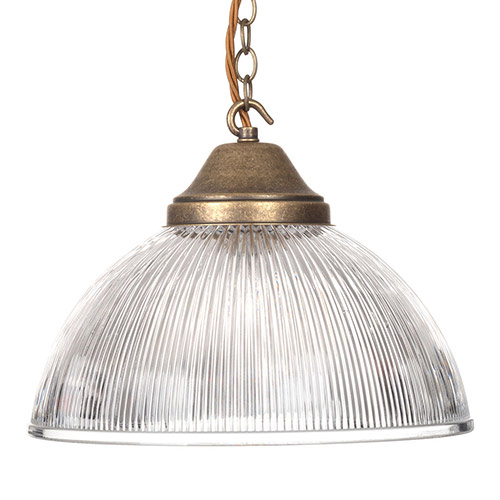 Foster Pendant Light in Antiqued Brass