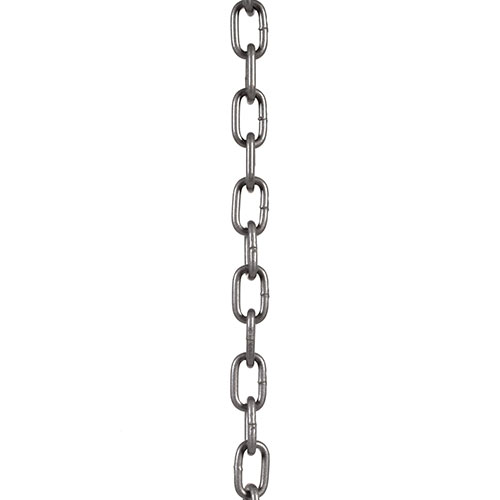 Oval Link Chain, 2m Length, Polished