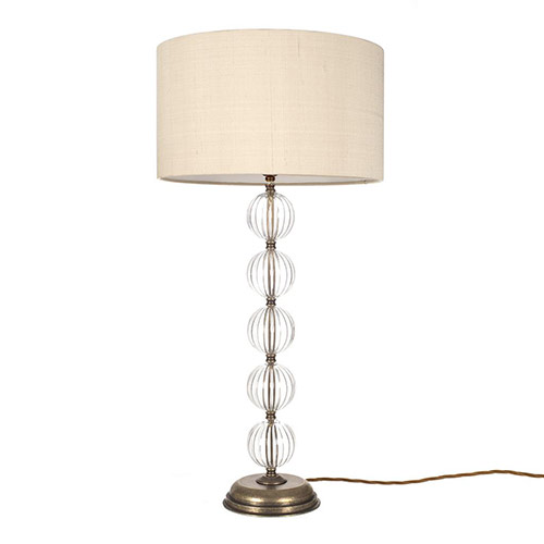 Burford Table Lamp in Antiqued Brass