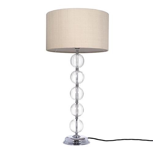 Burford Table Lamp in Nickel