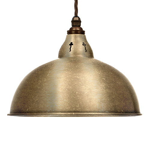 Butler Pendant Light in Antiqued Brass