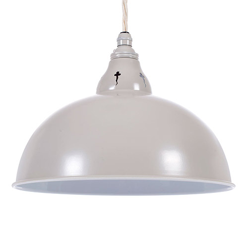 Butler Pendant Light in Clay (inside white)