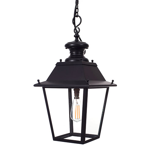 Standard Canterbury Lantern in Matt Black