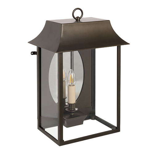 Somerton Wall Lantern in Bronze Metallic