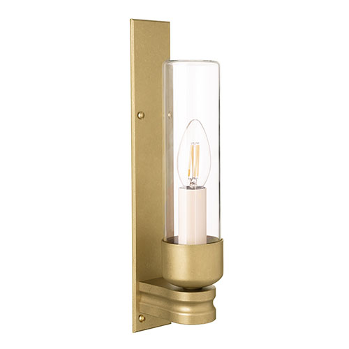 Raydon Wall Light in Burnished Brass