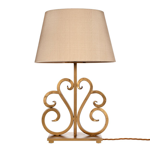 Jalousie Lamp in Old Gold