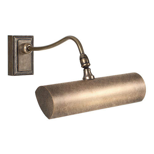 Drummond Picture Light Small (W) in Antiqued Brass