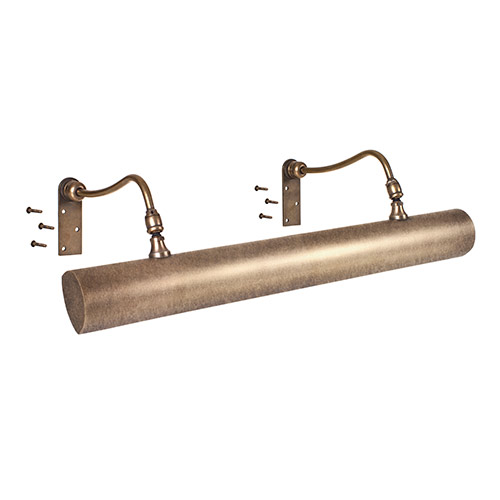 Drummond Picture Light Large (F) in Antiqued Brass
