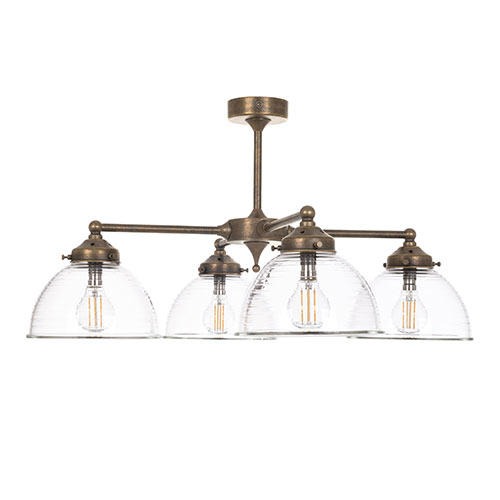 Milford Pendant in Antiqued Brass