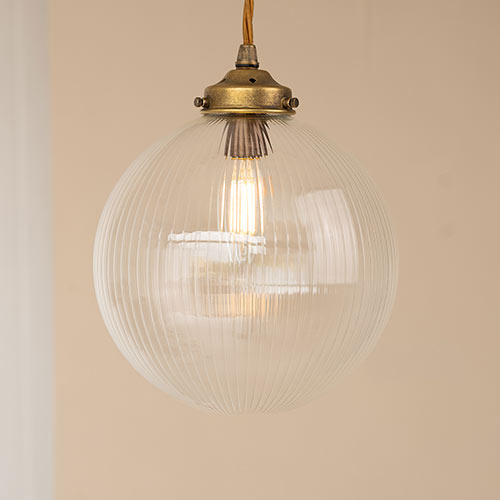 Fulbourn Fine Fluted Pendant Light