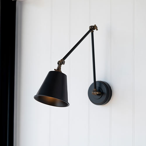 Articulated wall light additions