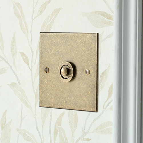 1 Gang Brass Button Switch