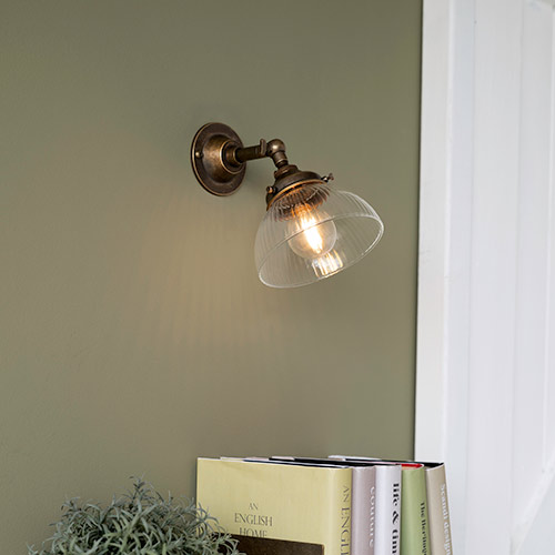 Allegra Adjustable Fine Fluted Wall Light
