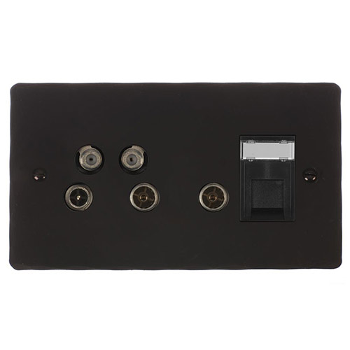 Sky Plus & Satellite Socket Beeswax Hammered(discontinued, only stock shown available)