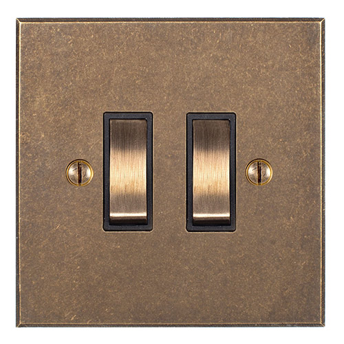 Antiqued Brass Switch Range - Jim Lawrence - Antiqued Brass