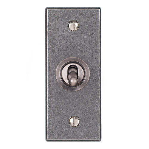 1 Gang Steel Dolly Architrave Switch Polished Bevelled Plate