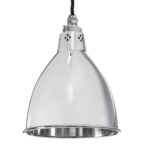 Barbican Pendant Light in Nickel