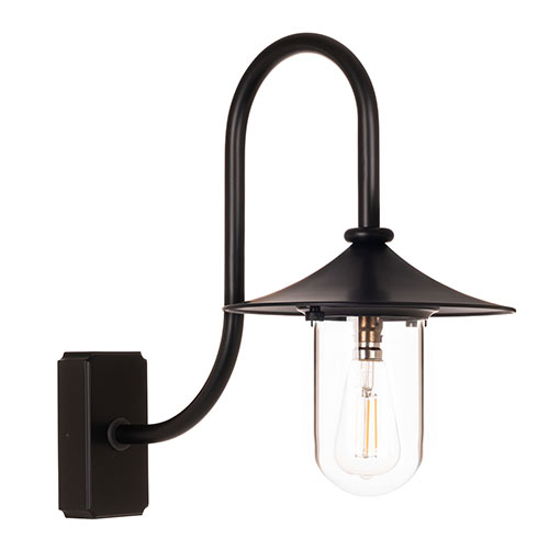 Granary Light in Matt Black