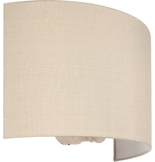 Thorpe Wall Light in Plain Ivory