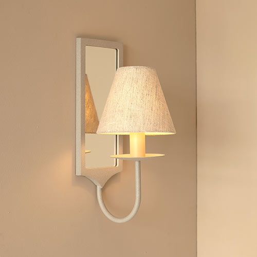 Sandown Wall Light in Stone 