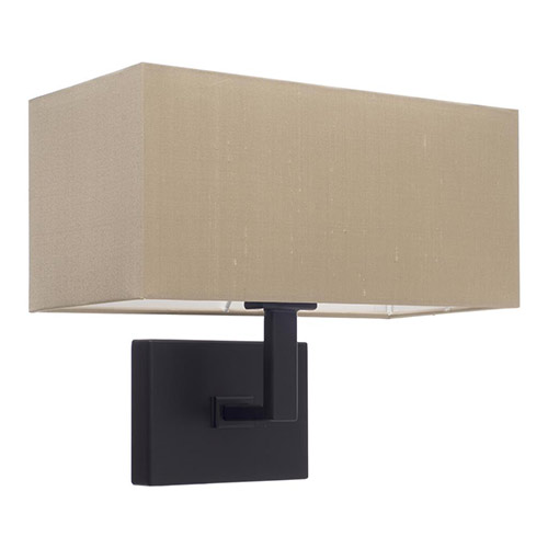 Langham Wall Light in Matt Black