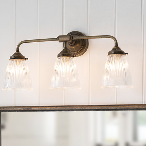Fisher Triple Bathroom Wall Light