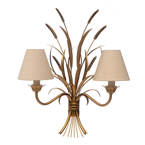 Sussex Wall Light in Old Gold