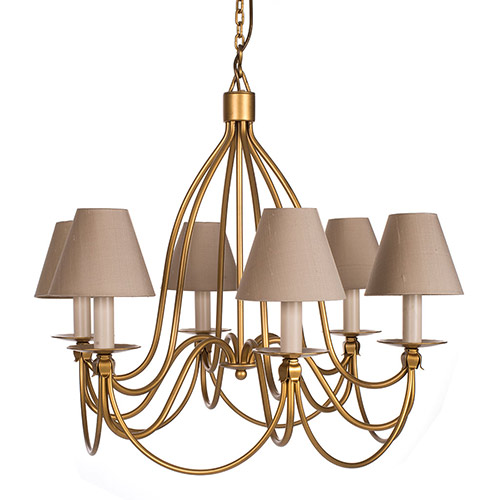Florentine Pendant Light in Old Gold