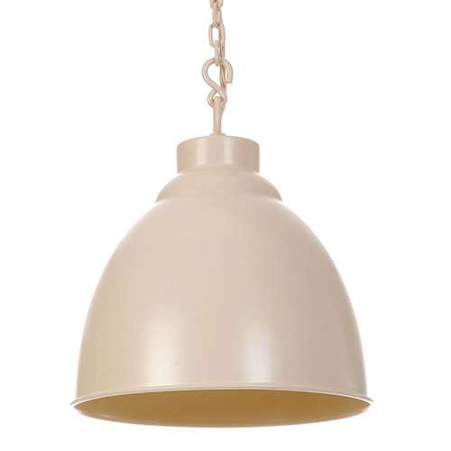 Wharf Pendant Light in Plain Ivory
