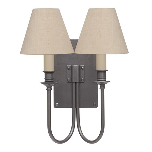 Double Station Wall Light in Polished