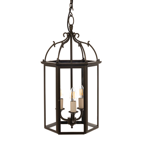 Charlecote Lantern in Bronze Metallic