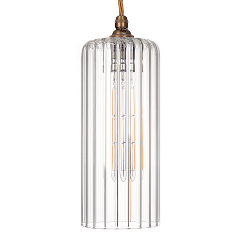 Westbourne Single Pendant in Antiqued Brass