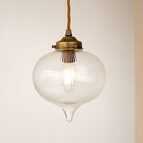 Mia Fine Fluted Pendant Light