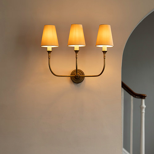 Mayfield Three Arm wall light