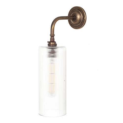 Lambourne Wall Light in Antiqued Brass