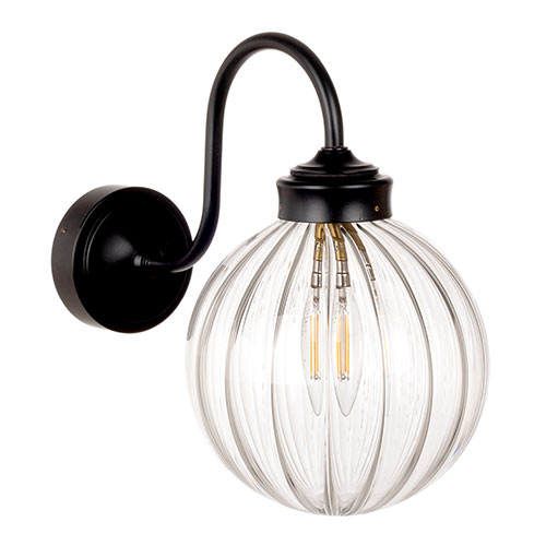 Putney Bathroom/Outdoor Light in Matt Black