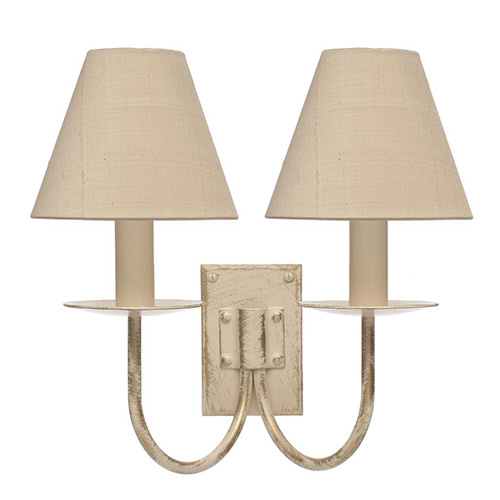 Double Smuggler's Wall Light in Old Ivory
