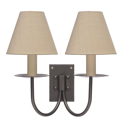 Double Smuggler's Wall Light in Polished