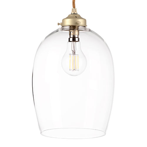 Walcot Pendant Light in Burnished Brass