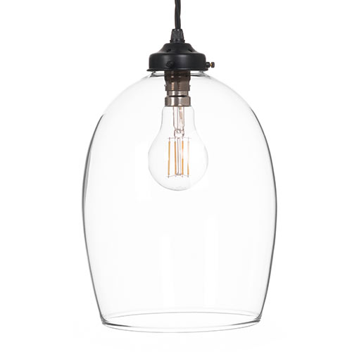 Walcot Pendant Light in Matt Black 