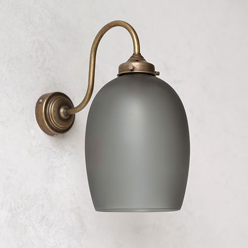 Clifton Smoked Wall Light