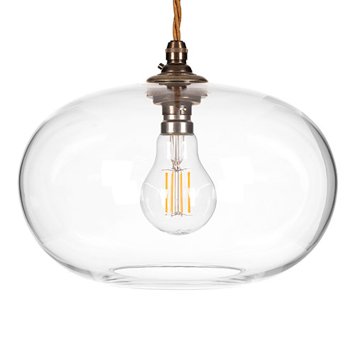 Camden Pendant Light in Antiqued Brass