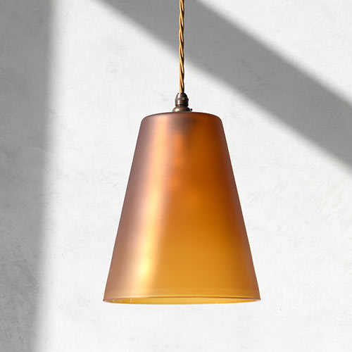 Evesham Amber Pendant Light
