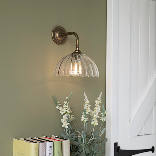 Emelia Fluted Wall Light with Brooke Arm