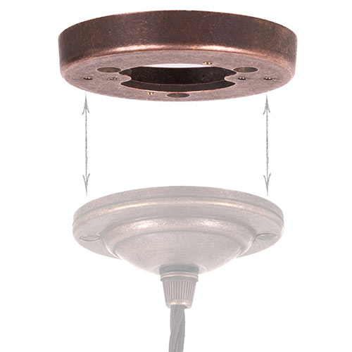Georgian Lighting Pattress in Heritage Copper
