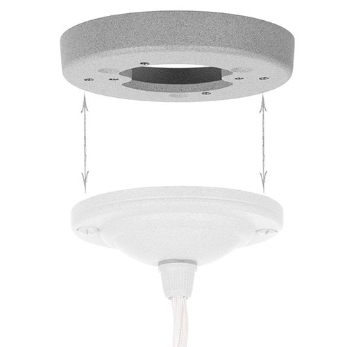Georgian Lighting Pattress in Stone