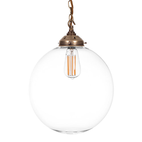 Richmond Pendant Light in Antiqued Brass