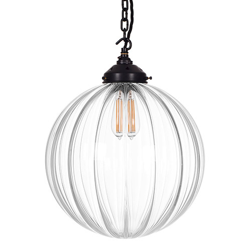 Greenwich Pendant Light in Matt Black