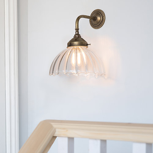 Shotley Fluted Wall Light