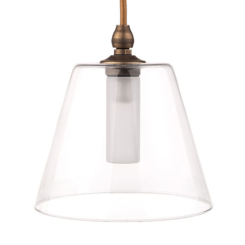 Ashley Bathroom Pendant in Antiqued Brass